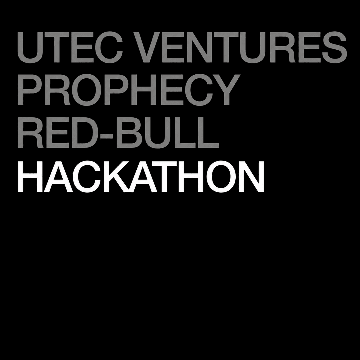 Hackathon I: Prophecy Tech & UTEC